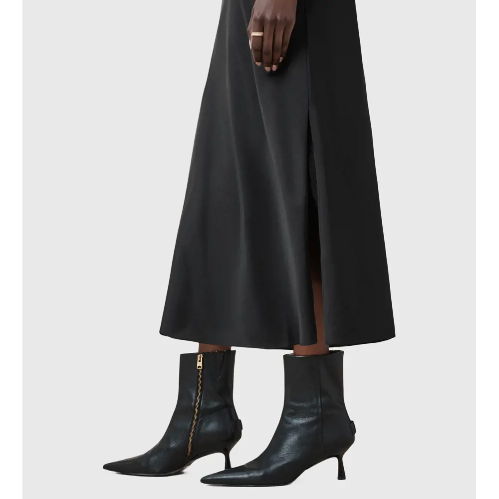 AllSaints Hadley Slim Fit Midi Slip Dress